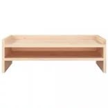 tömör fenyőfa monitorállvány 50x24x16 cm