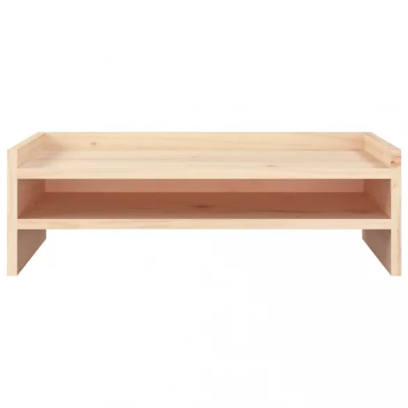 tömör fenyőfa monitorállvány 50x24x16 cm