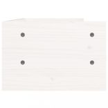 fehér tömör fenyőfa monitorállvány 50x24x16 cm