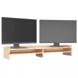 tömör fenyőfa monitorállvány 100x24x16 cm