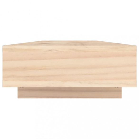 tömör fenyőfa monitorállvány 100x27x14 cm