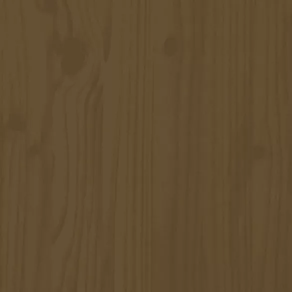 mézbarna tömör fenyőfa monitorállvány 100x27x14 cm