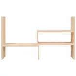 tömör fenyőfa monitorállvány (39-72) x 17 x 43 cm