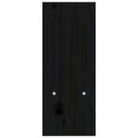 fekete tömör fenyőfa monitorállvány (39-72) x 17 x 43 cm