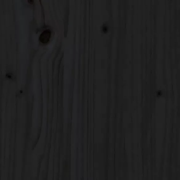 fekete tömör fenyőfa monitorállvány (39-72) x 17 x 43 cm