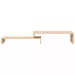 tömör fenyőfa monitorállvány (52-101) x 22 x 14 cm