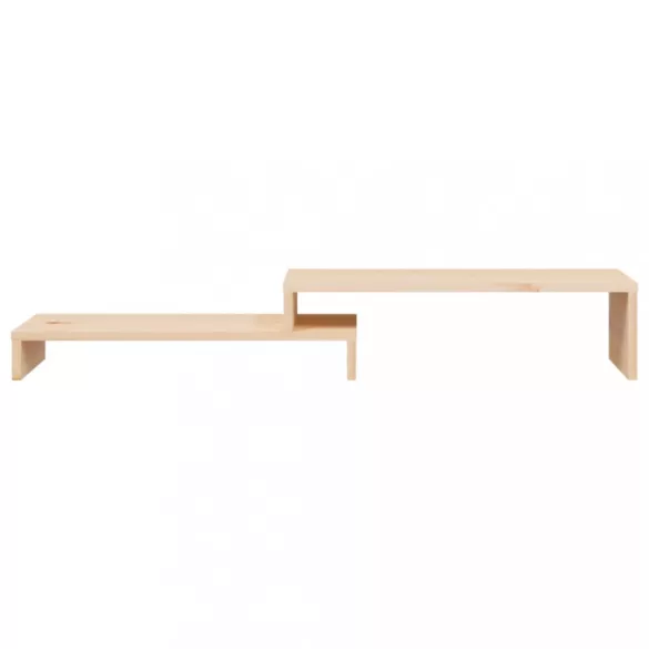 tömör fenyőfa monitorállvány (52-101) x 22 x 14 cm