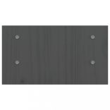 szürke tömör fenyőfa monitorállvány 50x27x15 cm