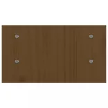 mézbarna tömör fenyőfa monitorállvány 50x27x15 cm