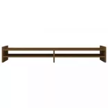 mézbarna tömör fenyőfa monitorállvány 100x27x15 cm