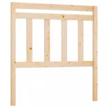 tömör fenyőfa ágyfejtámla 106 x 4 x 100 cm