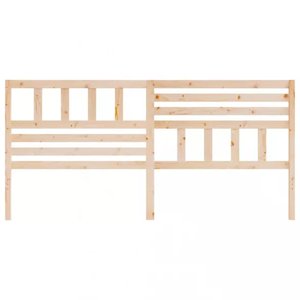 tömör fenyőfa ágyfejtámla 206 x 4 x 100 cm