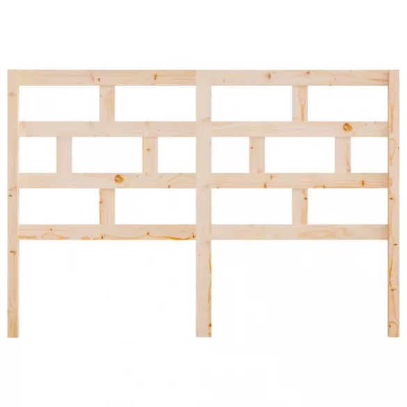 tömör fenyőfa ágyfejtámla 141 x 4 x 100 cm