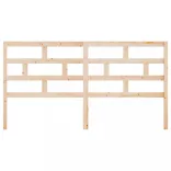 tömör fenyőfa ágy fejtámla 206 x 4 x 100 cm