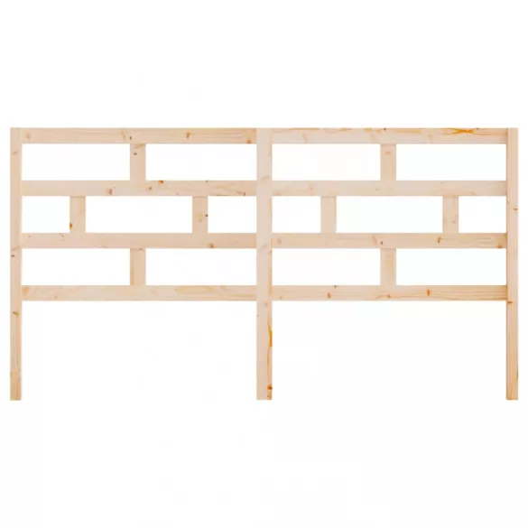 tömör fenyőfa ágy fejtámla 206 x 4 x 100 cm