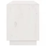 fehér tömör fenyőfa TV-szekrény 176 x 37 x 47,5 cm