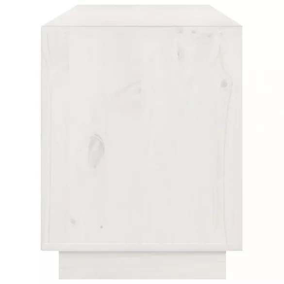 fehér tömör fenyőfa TV-szekrény 176 x 37 x 47,5 cm