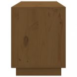 mézbarna tömör fenyőfa TV-szekrény 176x37x47,5 cm