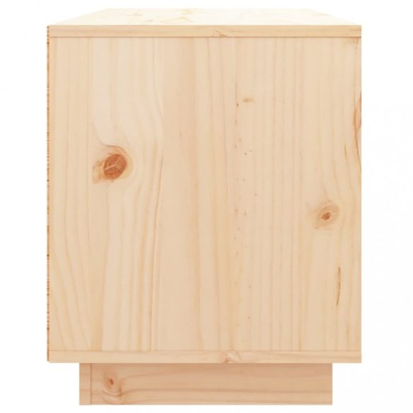 tömör fenyőfa TV-szekrény 74 x 35 x 44 cm