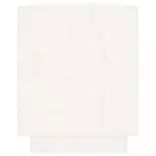 fehér tömör fenyőfa TV-szekrény 110,5x35x44 cm