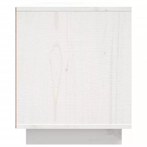 fehér tömör fenyőfa TV-szekrény 156 x 37 x 45 cm