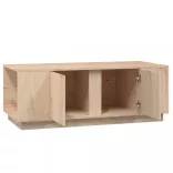 tömör fenyőfa dohányzóasztal 110 x 50 x 40 cm