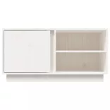 fehér tömör fenyőfa TV-szekrény 80 x 35 x 40,5 cm