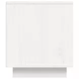 fehér tömör fenyőfa TV-szekrény 80 x 35 x 40,5 cm