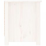 fehér tömör fenyőfa cipősszekrény 110 x 38 x 45,5 cm