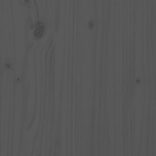 szürke tömör fenyőfa cipősszekrény 110 x 38 x 45,5 cm