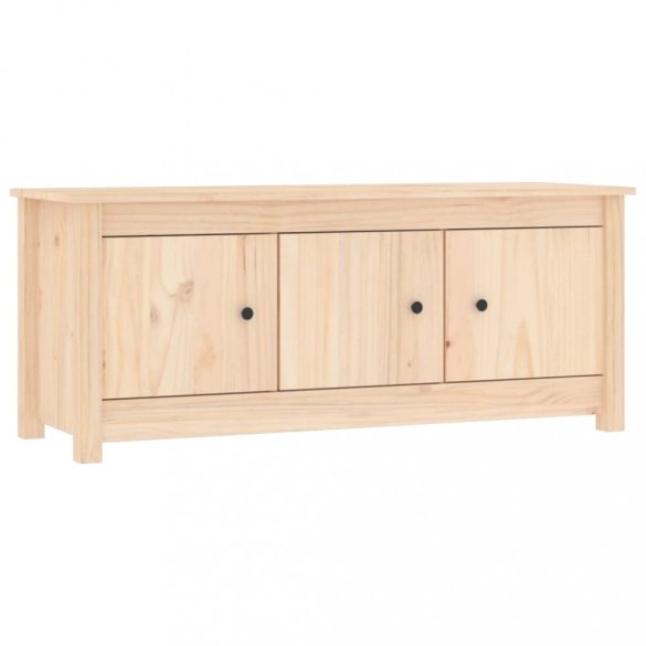 tömör fenyőfa cipősszekrény 110 x 38 x 45,5 cm