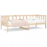 tömör fenyőfa kanapéágy matrac nélkül 90 x 190 cm