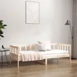 tömör fenyőfa kanapéágy matrac nélkül 90 x 190 cm