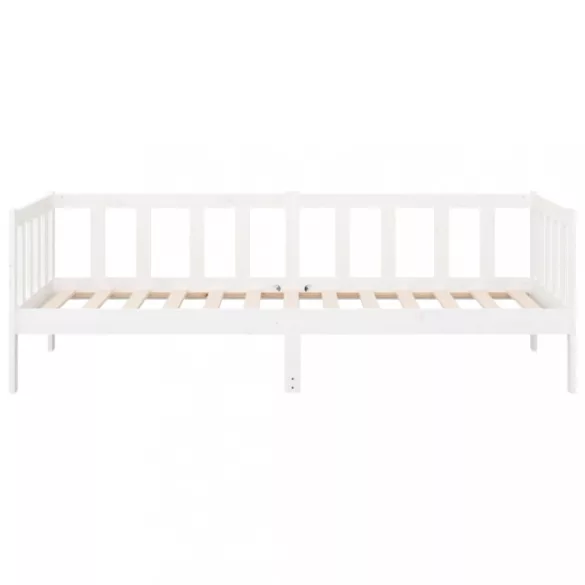 fehér tömör fenyőfa kanapéágy matrac nélkül 90 x 190 cm