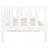 fehér tömör fenyőfa kanapéágy matrac nélkül 90 x 190 cm