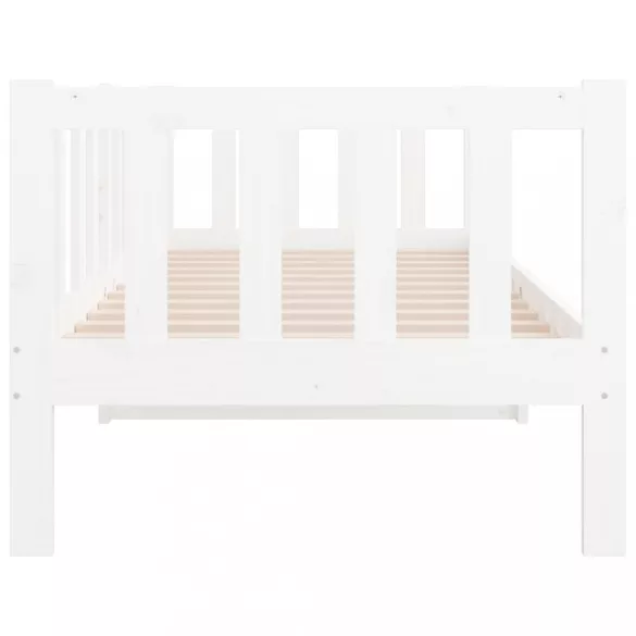 fehér tömör fenyőfa kanapéágy matrac nélkül 90 x 190 cm