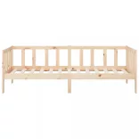 tömör fenyőfa kanapéágy matrac nélkül 80 x 200 cm