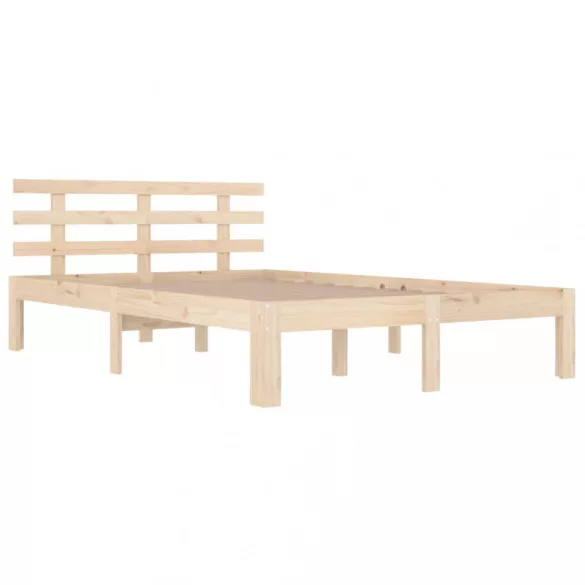 Double tömör fa ágykeret 135 x 190 cm
