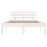 fehér tömör fa ágykeret 140x200 cm