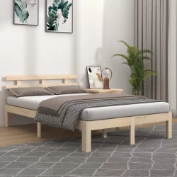 tömör fa ágykeret matrac nélkül 200 x 200 cm