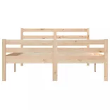 Double tömör fa ágykeret 135 x 190 cm