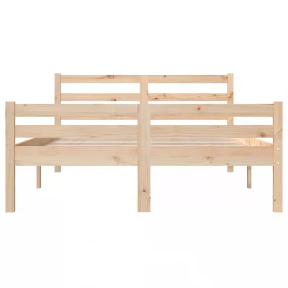 Double tömör fa ágykeret 135 x 190 cm