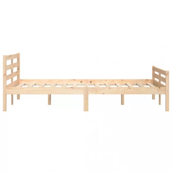 Double tömör fa ágykeret 135 x 190 cm