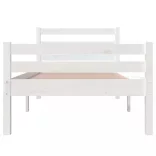 fehér tömör fa vágykeret 100 x 200 cm