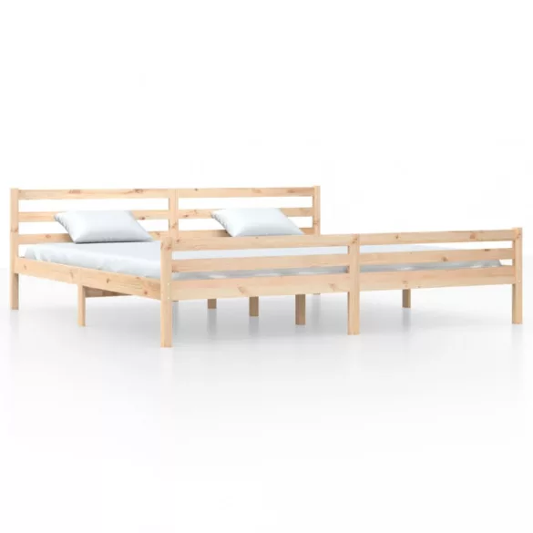 tömör fa ágykeret matrac nélkül 200 x 200 cm