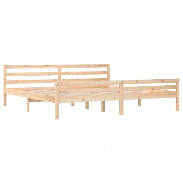 tömör fa ágykeret matrac nélkül 200 x 200 cm
