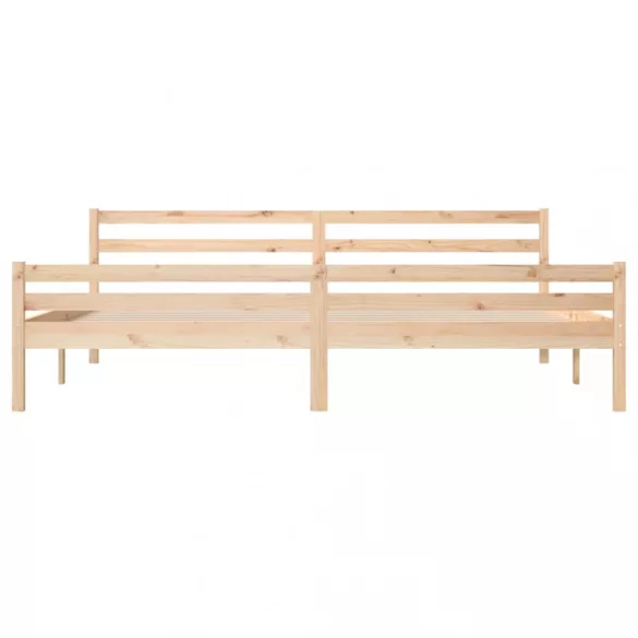 tömör fa ágykeret matrac nélkül 200 x 200 cm