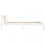 fehér tömör fa ágykeret 90 x 200 cm