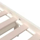 fehér tömör fa ágykeret 90 x 200 cm