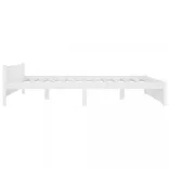 fehér tömör fa ágykeret 160x200 cm